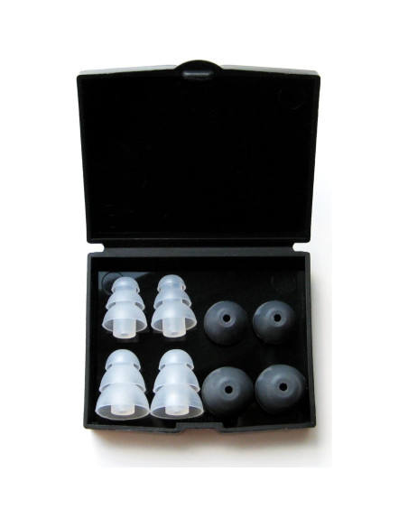 Juego de Puntas de Auriculares In-Ear Shure 8 Pcs Triple Flange Juego de Puntas de Auriculares In-Ear Shure 8 Pcs Triple Flange