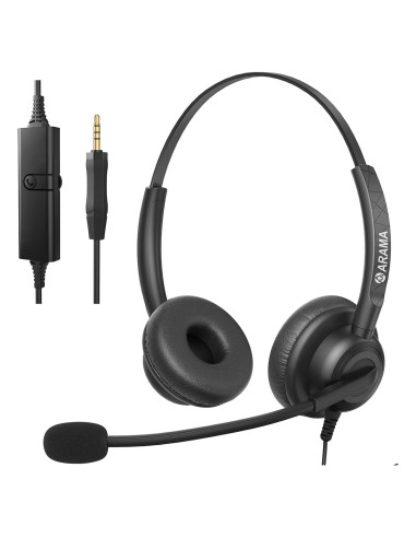 Auricular Arama A602MP con Micrófono y Cancelación de Ruido