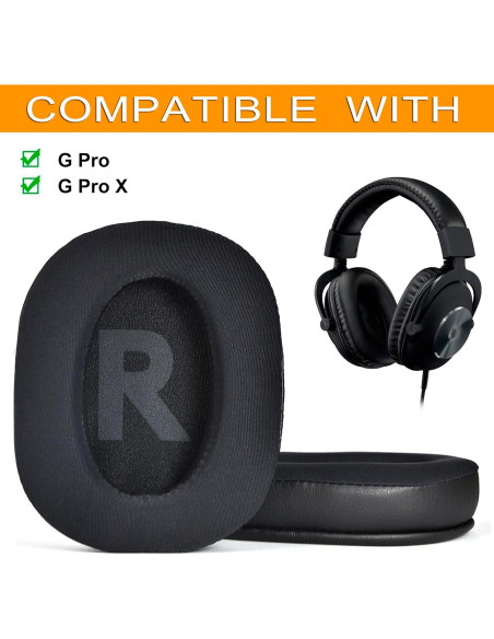 Almohadillas de Gel Refrigerante Defean para Auriculares Logitech G Pro Almohadillas de Gel Refrigerante Defean para Auriculares Logitech G Pro