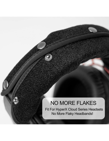 Cojines de Reemplazo HyperX Cloud + Funda Diadema GEVO - Negro Cojines de Reemplazo HyperX Cloud + Funda Diadema GEVO - Negro