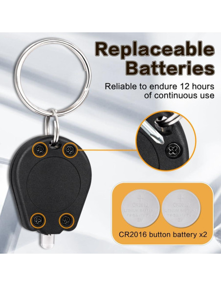 Paquete de 12 Linternas LED RaySoar de Llave Ultra Brillantes Paquete de 12 Linternas LED RaySoar de Llave Ultra Brillantes