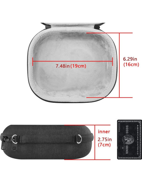 Almohadillas de Reemplazo Geekria + Estuche para Bose QC35 II Almohadillas de Reemplazo Geekria + Estuche para Bose QC35 II
