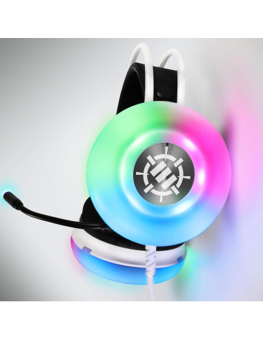 Auriculares ENHANCE Theorem 3 Blancos - Sonido Estéreo 2.0, 50mm