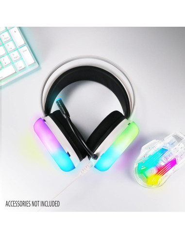 Auriculares ENHANCE Theorem 3 Blancos - Sonido Estéreo 2.0, 50mm