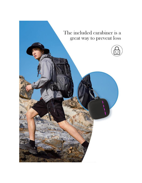 Funda de Silicona BOVUGAC para JBL Quantum Beam TWS - Negro Funda de Silicona BOVUGAC para JBL Quantum Beam TWS - Negro