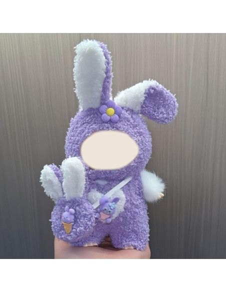 Ropa para muñecas 17cm Labubu Dai Lu Púrpura - Accesorios Ropa para muñecas 17cm Labubu Dai Lu Púrpura - Accesorios