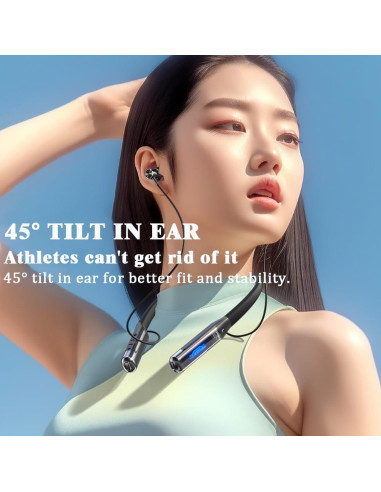 Auriculares Bluetooth MOCANIO mocaBT126W Inalámbricos 80h Batería