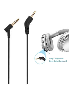 Cable de Audio 1.4m Asobilor para Auriculares Bose QC3 2