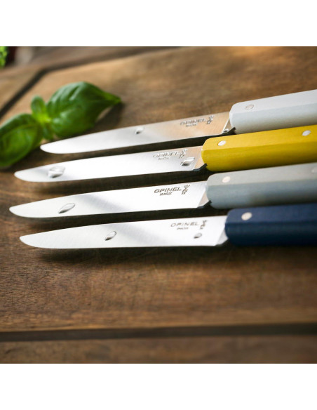 Set de 4 Cuchillos de Mesa Opinel No. 125 Acero Inoxidable Set de 4 Cuchillos de Mesa Opinel No. 125 Acero Inoxidable