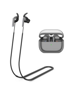 Correa Antipérdida de Silicona para Galaxy Buds 3 Pro - Negro