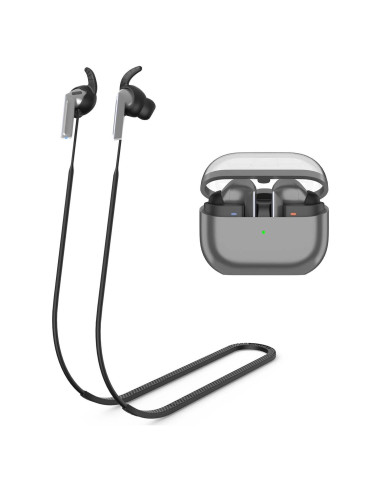 Correa Antipérdida de Silicona para Galaxy Buds 3 Pro - Negro