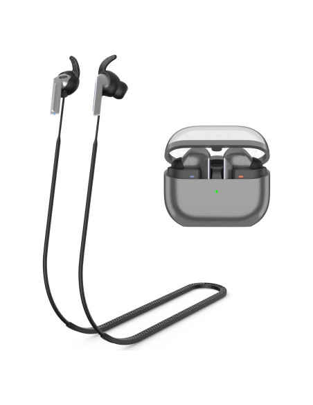Correa Antipérdida de Silicona para Galaxy Buds 3 Pro - Negro Correa Antipérdida de Silicona para Galaxy Buds 3 Pro - Negro
