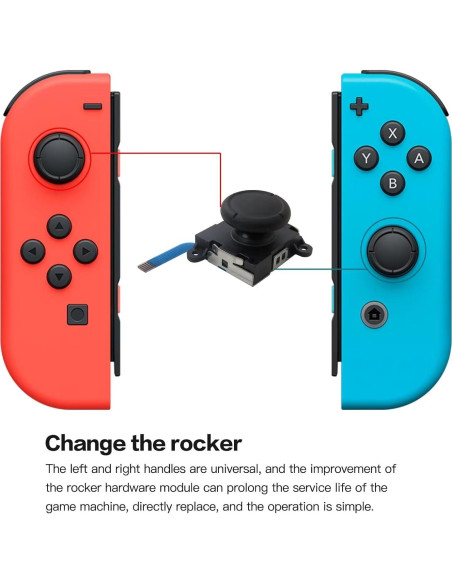 Kit de Reemplazo Joystick Mejorado para Nintendo Switch Joycon Kit de Reemplazo Joystick Mejorado para Nintendo Switch Joycon