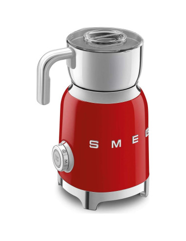 Espumador de Leche Smeg Retro MFF11RDUS 0.59L Rojo