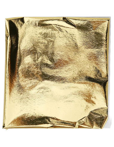 Papel de Foil Dorado Grande 100pcs para Manualidades DIY