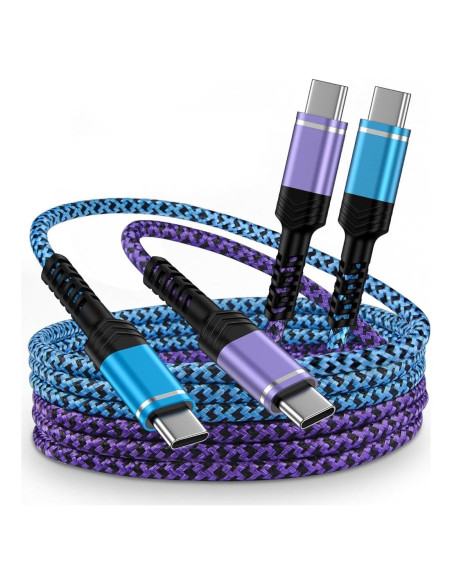 Cable USB C a USB C 1.83 m AILKIN Carga Rápida Compatible iPhone Cable USB C a USB C 1.83 m AILKIN Carga Rápida Compatible iPhone