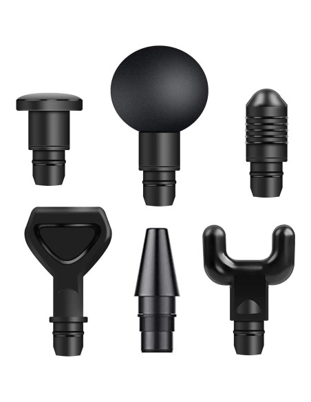 Cabezas de masaje para pistola Hypervolt Go - 6 accesorios Cabezas de masaje para pistola Hypervolt Go - 6 accesorios
