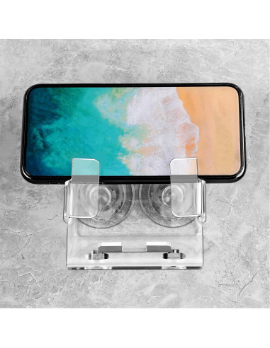 Soporte para Teléfono Celular de Baño JZMYXA con Ventosas