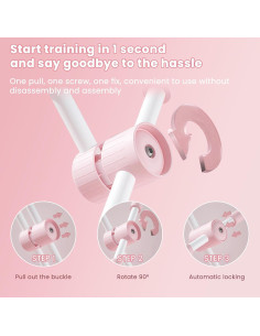 Bastón Corrector de Postura Roenae 80.8cm Ajustable Rosa 2