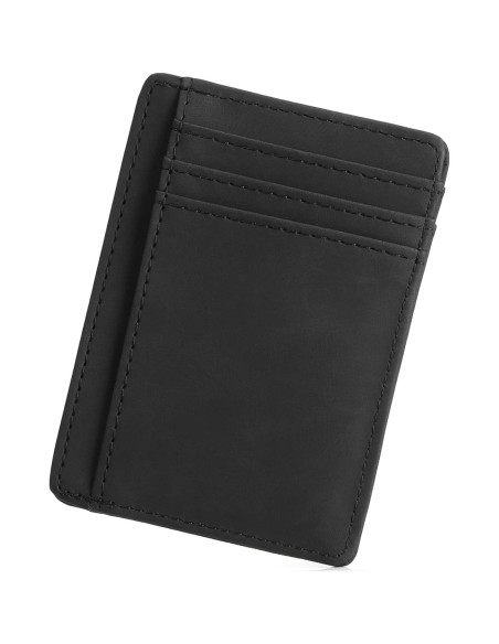 Billetera Slim Minimalista LOUEBICA con Bloqueo RFID - Negro Billetera Slim Minimalista LOUEBICA con Bloqueo RFID - Negro