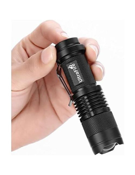 Linterna LED Táctica UltraFire SK68 - Paquete de 3, 300 Lúmenes Linterna LED Táctica UltraFire SK68 - Paquete de 3, 300 Lúmenes