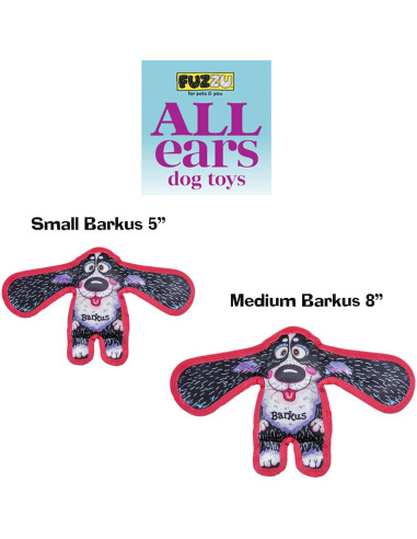 Juguete para Perros Masticable Fuzzu Todos los Oídos 12.7 cm