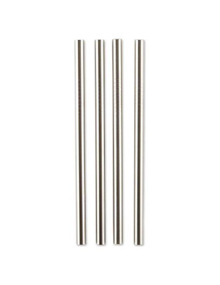 Pajitas Reutilizables RSVP Internacional Acero Inoxidable 12.7 cm - Set de 4 Pajitas Reutilizables RSVP Internacional Acero Inoxidable 12.7 cm - Set de 4