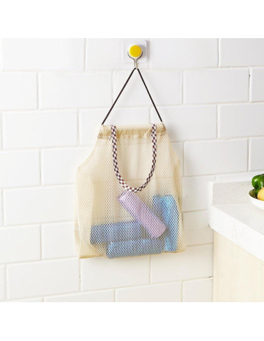 Bolsas de Malla Reutilizables Hatisan 2 Pcs para Frutas y Verduras