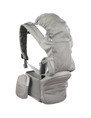 Portabebés Ergonómico CooCooBaby FLEXSEAT Gris 3.2-20kg