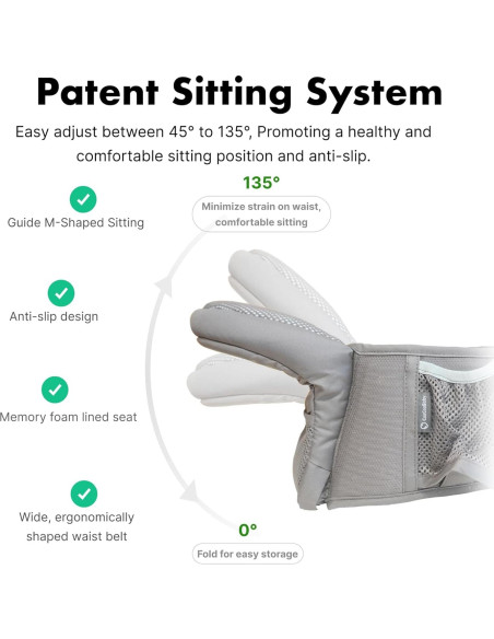 Portabebés Ergonómico CooCooBaby FLEXSEAT Gris 3.2-20kg Portabebés Ergonómico CooCooBaby FLEXSEAT Gris 3.2-20kg