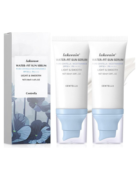 Protector Solar Facial Centella SPF 50 - Hidratante y Resistente al Agua - 2PCS Protector Solar Facial Centella SPF 50 - Hidratante y Resistente al Agua - 2PCS