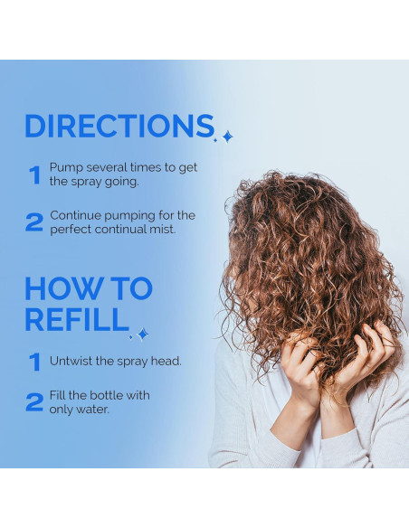 Botella de Agua Curl Keeper H2O 355ml para Rizos Botella de Agua Curl Keeper H2O 355ml para Rizos