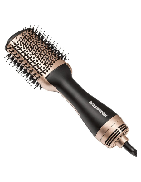 Cepillo Secador Beautimeter 4 en 1 Iónico 1000W Negro/Dorado Cepillo Secador Beautimeter 4 en 1 Iónico 1000W Negro/Dorado