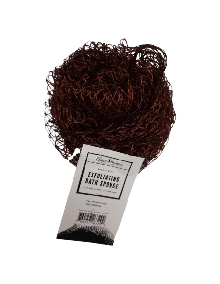 Esponja de Baño Exfoliante Ariya Organics Marrón 177.8 cm Esponja de Baño Exfoliante Ariya Organics Marrón 177.8 cm