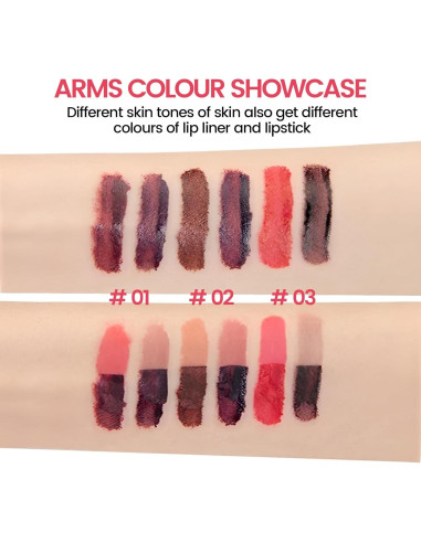 Tinte de Labios Peel Off HOSAILY Doble Cara Impermeable Nude