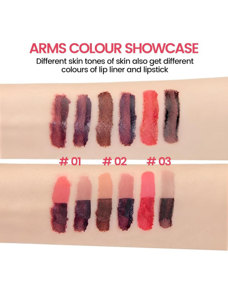 Tinte de Labios Peel Off HOSAILY Doble Cara Impermeable Nude Tinte de Labios Peel Off HOSAILY Doble Cara Impermeable Nude