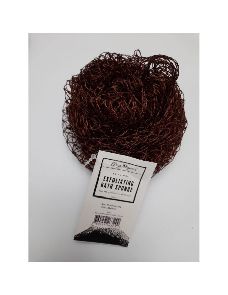 Esponja de Baño Exfoliante Ariya Organics Marrón 177.8 cm Esponja de Baño Exfoliante Ariya Organics Marrón 177.8 cm