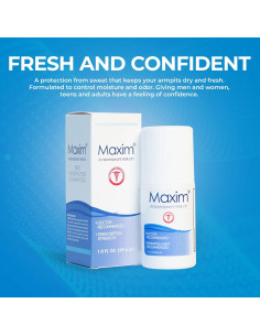 Maxim Antitranspirante Clínico Roll-On 100g - Control Sudor 48h 2