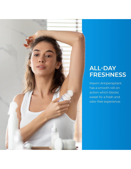 Maxim Antitranspirante Clínico Roll-On 100g - Control Sudor 48h Maxim Antitranspirante Clínico Roll-On 100g - Control Sudor 48h
