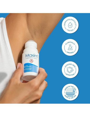 Maxim Antitranspirante Clínico Roll-On 100g - Control Sudor 48h