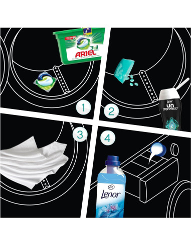 Lenor Unstoppables 570g - Impulsor de Aroma Fresco para Lavado