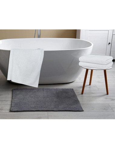Paquete de 24 Toallas de Baño Blancas TOALLA 55.88x111.76 cm