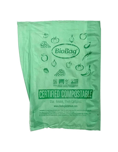BioBag 100% Compostable 28x43 cm 2000 Bolsas para Abarrotes