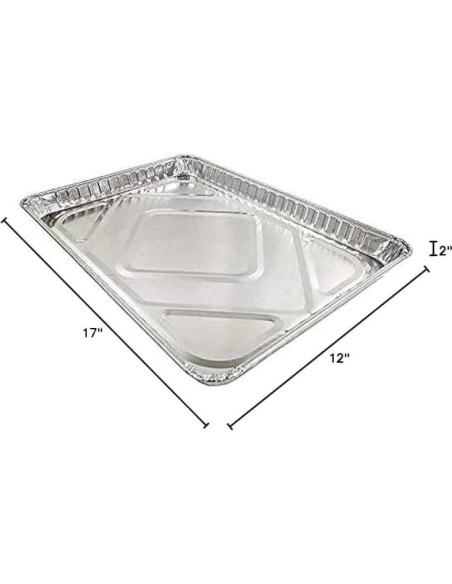 Sartén de Pastel de Hoja ProPac & Seal 1/2 Tamaño con Tapa Domo Sartén de Pastel de Hoja ProPac & Seal 1/2 Tamaño con Tapa Domo