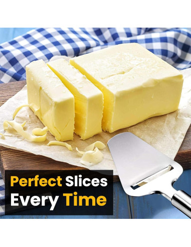 Rallador de Queso Rotatorio Eclimia con 3 Cuchillas y Cuchillo