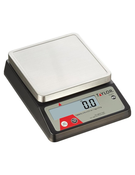 Báscula Digital Compacta Taylor TE32FT 0.91KG Acero Inoxidable Báscula Digital Compacta Taylor TE32FT 0.91KG Acero Inoxidable
