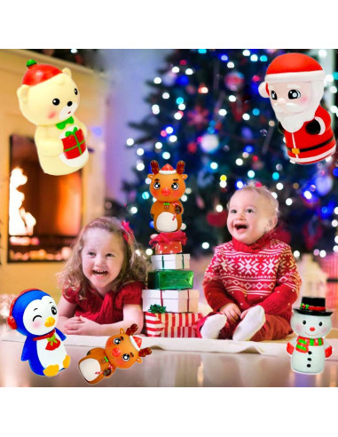 Marionetas de Dedo de Navidad WAHXIAOSW - 5 Piezas
