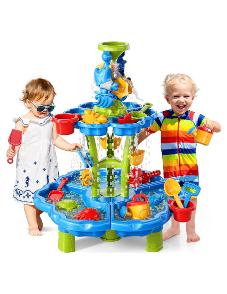 Mesa de Agua 3 en 1 WATUDOU para Niños 3 a 8 Años Mesa de Agua 3 en 1 WATUDOU para Niños 3 a 8 Años