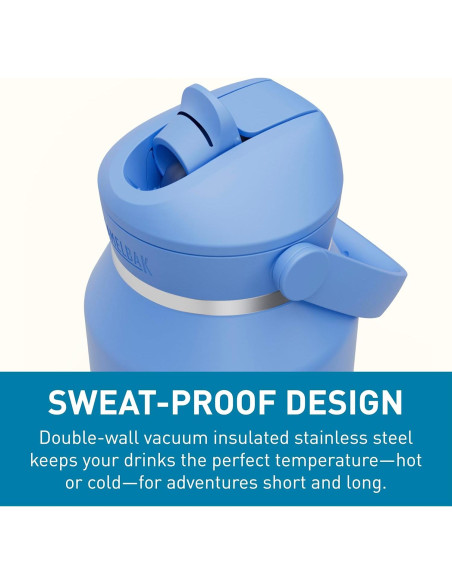 Botella de Agua Aislada CamelBak Thrive 1.22L Acero Inoxidable Azul Botella de Agua Aislada CamelBak Thrive 1.22L Acero Inoxidable Azul
