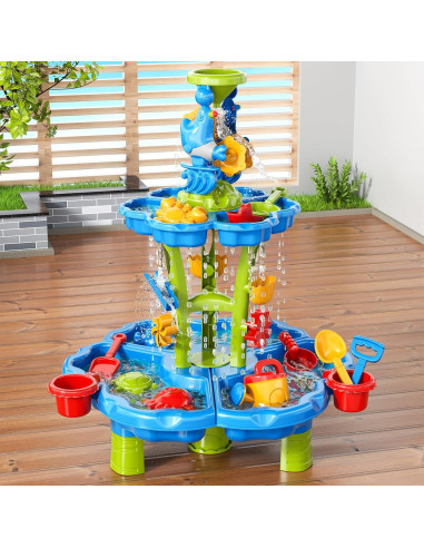 Mesa de Agua 3 en 1 WATUDOU para Niños 3 a 8 Años